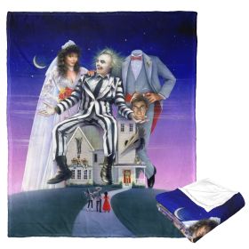 WB Beetlejuice, Vintage Beetlejuice, Silk Touch Throw 50" x 60"