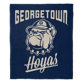 Georgetown OFFICIAL NCAA "Alumni" Silk Touch Throw Blanket; 50" x 60"