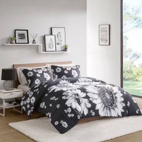 Floral Reversible Comforter Set