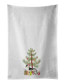 NEW Great Dane Christmas Tree Kitchen Towel Set of 2 White Dish Towels Decorative Bathroom Hand towel for Hand, Face, Hair, Yoga, Tea, Dishcloth