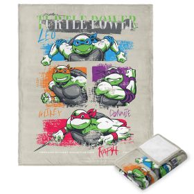 Nickelodeon Teenage Mutant Ninja Turtles Turtle Power Silk Touch Throw Blanket 50X60 Inches