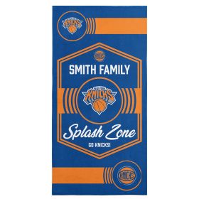 NBA New York Knicks Dominion Personalized Beach Towel 30Ã—60 Inches