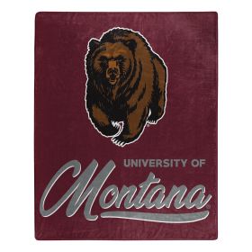 Montana OFFICIAL NCAA "Signature" Raschel Throw Blanket