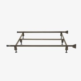 Twin/Twin XL Steel Metal Bed Frame with Bolt-on Headboard Brackets