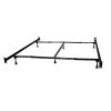 California King Steel Metal Bed Frame with Headboard and Footboard Brackets