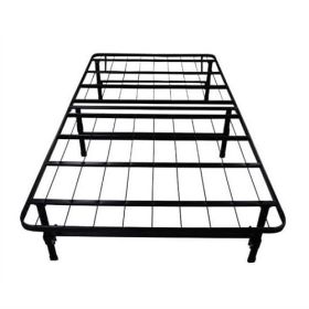 Twin size Black Metal Platform Bed Frame